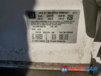 Zdjęcie 12 z 12 samochodu: 2018 BUICK ENCORE PREFERRED VIN:KL4CJASB1JB602758 - miniatura