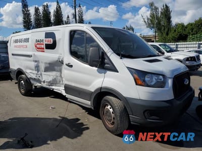 Czwarte zdjęcie samochodu z boku: 2024 FORD TRANSIT CARGO VAN T- VIN:1FTYE1Y82RKA17338 - miniatura
