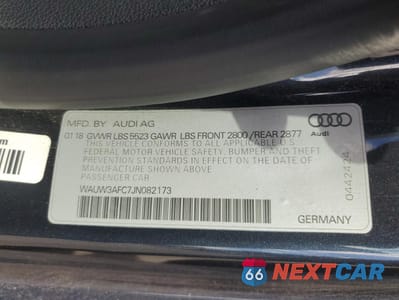 Zdjęcie 13 z 14 samochodu: 2018 AUDI A7 PREMIUM PLUS VIN:WAUW3AFC7JN082173 - miniatura