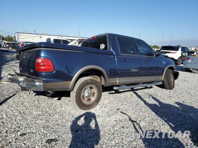 Trzecie zdjęcie samochodu z tyłu: 2002 FORD F150 SUPERCREW VIN:1FTRW07L72KD27458 - miniatura