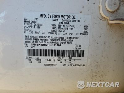 Zdjęcie 13 z 14 samochodu: 2023 FORD EXPLORER XLT VIN:1FMSK8DH2PGC01364 - miniatura