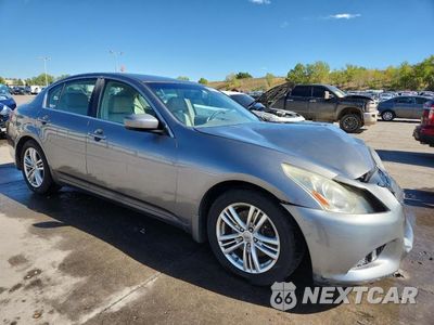 Czwarte zdjęcie samochodu z boku: 2012 INFINITI G37 BASE VIN:JN1CV6AP3CM627482 - miniatura