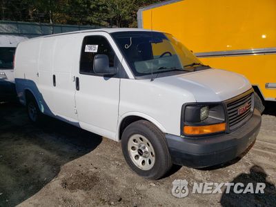 Czwarte zdjęcie samochodu z boku: 2012 GMC SAVANA G1500 VIN:1GTS7AFX1C1185334 - miniatura