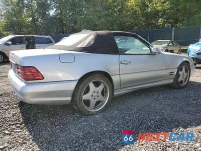 Trzecie zdjęcie samochodu z tyłu: 2001 MERCEDES-BENZ SL 500 VIN:WDBFA68F51F197022 - miniatura