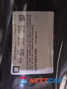 Zdjęcie 12 z 12 samochodu: 2015 CHEVROLET CAMARO LT VIN:2G1FF1E3XF9143255 - miniatura