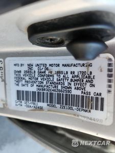 Zdjęcie 13 z 13 samochodu: 2006 TOYOTA COROLLA CE VIN:1NXBR32E46Z662590 - miniatura