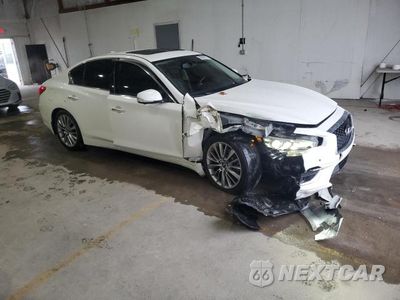 Czwarte zdjęcie samochodu z boku: 2018 INFINITI Q50 LUXE VIN:JN1EV7AR8JM438632 - miniatura