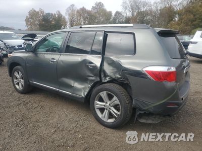 Drugie zdjęcie samochodu z przodu: 2012 TOYOTA HIGHLANDER LIMITED VIN:5TDDK3EH7CS121279 - miniatura