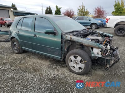 Czwarte zdjęcie samochodu z boku: 2001 VOLKSWAGEN GOLF GLS VIN:9BWGS21J414008727 - miniatura