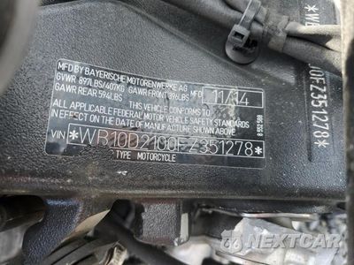 Zdjęcie 9 z 9 samochodu: 2015 BMW S 1000 RR VIN:WB10D2100FZ351278 - miniatura
