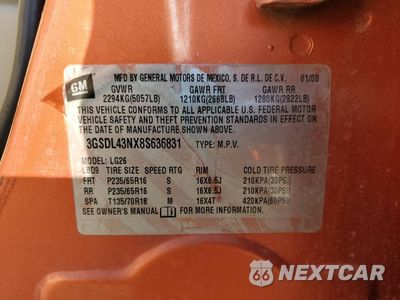 Zdjęcie 13 z 13 samochodu: 2008 SATURN VUE XE VIN:3GSDL43NX8S636831 - miniatura