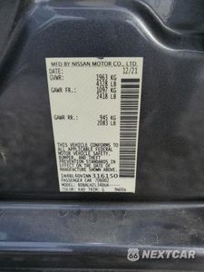 Zdjęcie 12 z 13 samochodu: 2022 NISSAN ALTIMA SV VIN:1N4BL4DV1NN316150 - miniatura
