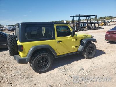 Trzecie zdjęcie samochodu z tyłu: 2023 JEEP WRANGLER SPORT VIN:1C4HJXAG2PW564356 - miniatura