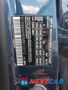 Zdjęcie 13 z 13 samochodu: 2021 MERCEDES-BENZ GLB 250 4MATIC VIN:W1N4M4HB9MW122712 - miniatura