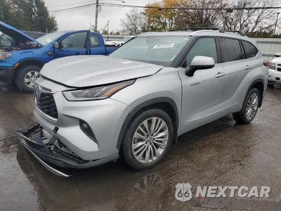 2021 TOYOTA HIGHLANDER HYBRID PLATINUM 5TDEBRCH8MS028654 - główne zdjęcie licytacji z USA - miniatura