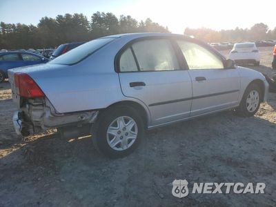 Trzecie zdjęcie samochodu z tyłu: 2004 HONDA CIVIC DX VP VIN:1HGES16354L004459 - miniatura