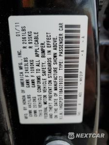 Zdjęcie 13 z 15 samochodu: 2011 HONDA ACCORD EX VIN:1HGCP2F71BA079007 - miniatura