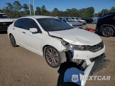 Czwarte zdjęcie samochodu z boku: 2014 HONDA ACCORD SPORT VIN:1HGCR2F51EA279964 - miniatura