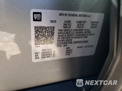 Zdjęcie 12 z 13 samochodu: 2025 CHEVROLET TAHOE K1500 HIGH COUNTRY VIN:1GNS6TRL4SR331840 - miniatura
