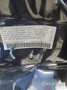 Zdjęcie 13 z 13 samochodu: 2008 VOLKSWAGEN GTI VIN:WVWHV71K38W077547 - miniatura