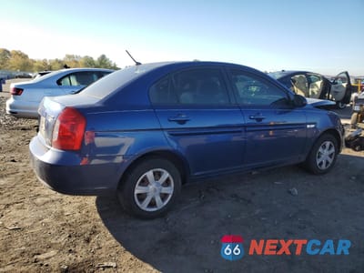 Trzecie zdjęcie samochodu z tyłu: 2007 HYUNDAI ACCENT GLS VIN:KMHCN46C97U087015 - miniatura