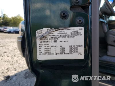 Zdjęcie 12 z 12 samochodu: 2003 GMC SIERRA K1500 DENALI VIN:2GTFK69U331311685 - miniatura