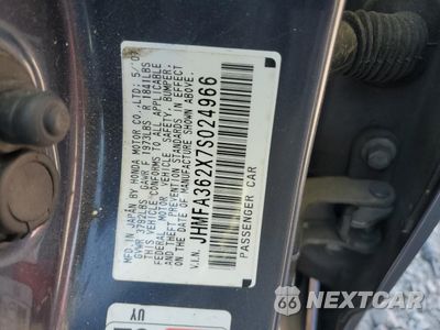Zdjęcie 12 z 14 samochodu: 2007 HONDA CIVIC HYBRID VIN:JHMFA362X7S024966 - miniatura