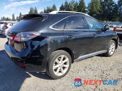 Trzecie zdjęcie samochodu z tyłu: 2010 LEXUS RX 350 VIN:JTJBK1BA6A2402882 - miniatura