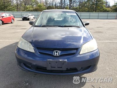 Piąte zdjęcie samochodu w środku: 2005 HONDA CIVIC LX VIN:2HGES16535H605417 - miniatura