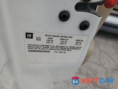 Zdjęcie 12 z 13 samochodu: 2005 BUICK LESABRE LIMITED VIN:1G4HR54K55U282245 - miniatura