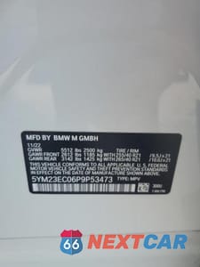 Zdjęcie 13 z 13 samochodu: 2023 BMW X4 M VIN:5YM23EC06P9P53473 - miniatura