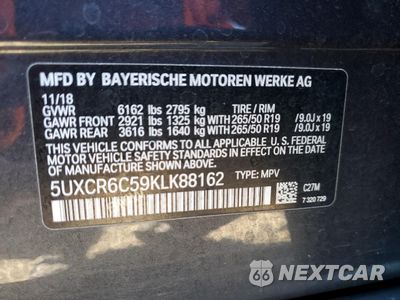 Zdjęcie 13 z 14 samochodu: 2019 BMW X5 XDRIVE40I VIN:5UXCR6C59KLK88162 - miniatura