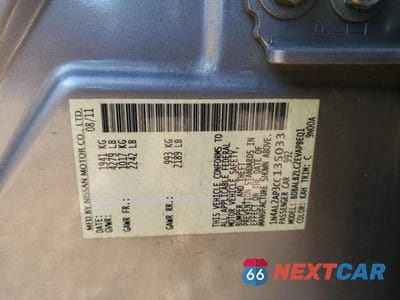 Zdjęcie 12 z 12 samochodu: 2012 NISSAN ALTIMA BASE VIN:1N4AL2AP3CC135033 - miniatura