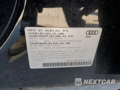 Zdjęcie 14 z 14 samochodu: 2016 AUDI Q5 PREMIUM PLUS VIN:WA1L2AFP3GA071189 - miniatura