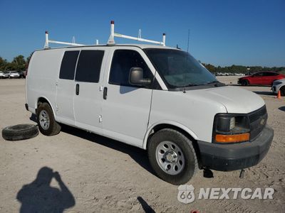 Czwarte zdjęcie samochodu z boku: 2014 CHEVROLET EXPRESS G1500 VIN:1GCSGAFX5E1170886 - miniatura