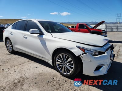 Czwarte zdjęcie samochodu z boku: 2021 INFINITI Q50 LUXE VIN:JN1EV7BR4MM750689 - miniatura