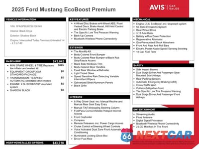 Zdjęcie 12 z 13 samochodu: 2025 FORD MUSTANG VIN:1FAGP8UH7S5108149 - miniatura