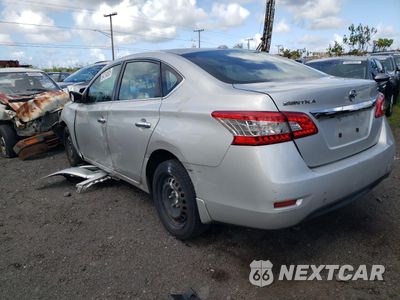Drugie zdjęcie samochodu z przodu: 2015 NISSAN SENTRA S VIN:3N1AB7AP4FL643033 - miniatura