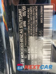 Zdjęcie 13 z 13 samochodu: 2020 MERCEDES-BENZ A 220 VIN:W1K3G4EB7LJ234666 - miniatura