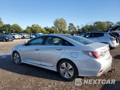 Drugie zdjęcie samochodu z przodu: 2015 HYUNDAI SONATA HYBRID VIN:KMHEC4A44FA127869 - miniatura