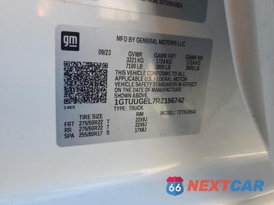 Zdjęcie 13 z 13 samochodu: 2024 GMC SIERRA K1500 DENALI VIN:1GTUUGEL7RZ156742 - miniatura
