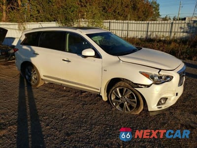 Czwarte zdjęcie samochodu z boku: 2014 INFINITI QX60 VIN:5N1AL0MM0EC526011 - miniatura