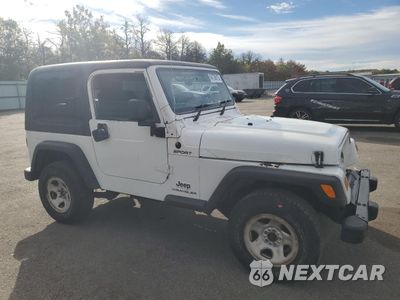 Czwarte zdjęcie samochodu z boku: 2006 JEEP WRANGLER / TJ SPORT VIN:1J4F449S26P733395 - miniatura