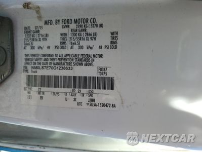 Zdjęcie 12 z 14 samochodu: 2016 FORD TRANSIT CONNECT XL VIN:NM0LS7E70G1238633 - miniatura