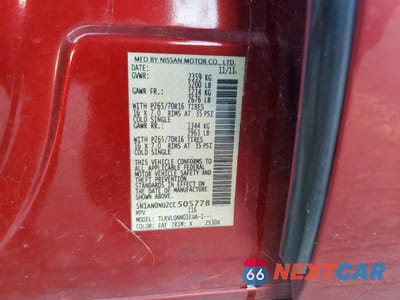 Zdjęcie 13 z 13 samochodu: 2012 NISSAN XTERRA OFF ROAD VIN:5N1AN0NU2CC505778 - miniatura