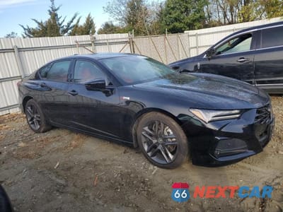 Czwarte zdjęcie samochodu z boku: 2024 ACURA TLX A-SPEC VIN:19UUB6F51RA002088 - miniatura