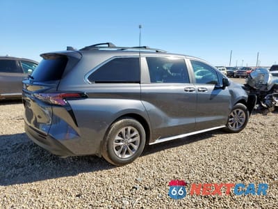 Trzecie zdjęcie samochodu z tyłu: 2025 TOYOTA SIENNA LE 8 PASSENGER VIN:5TDKRKEC3SS239345 - miniatura