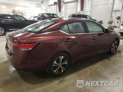 Trzecie zdjęcie samochodu z tyłu: 2023 NISSAN SENTRA SV VIN:3N1AB8CV9PY233298 - miniatura