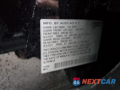 Zdjęcie 13 z 13 samochodu: 2018 AUDI Q7 PRESTIGE VIN:WA1VAAF76JD018018 - miniatura