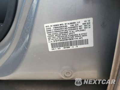 Zdjęcie 11 z 11 samochodu: 2014 HONDA PILOT EXL VIN:5FNYF3H5XEB010630 - miniatura